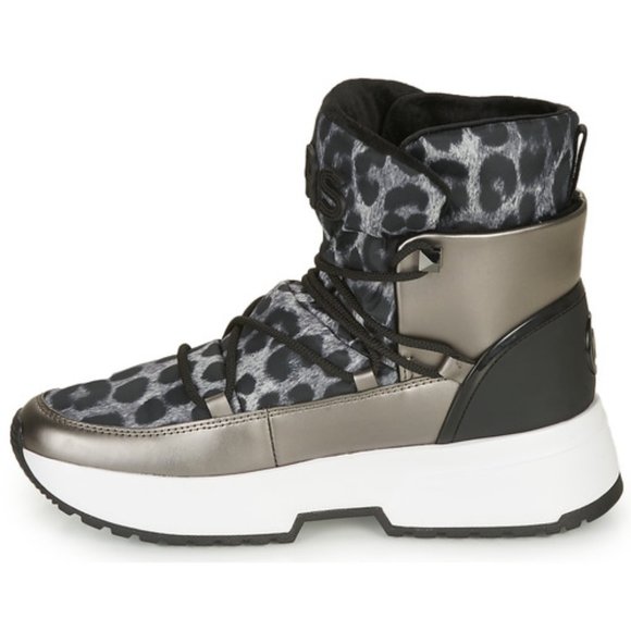 Michael Kors Cassia Cheetah-Print Nylon Boot - Picture 4 of 9